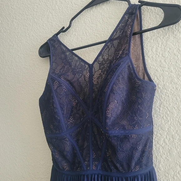 BCBG Paris NWT size 0 Lily Blue Night Dress - Picture 5 of 9